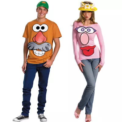 Mr. And Mrs. Potato Head Couples Costume Kit Hats Potatohead Stickers Toy Story • $41.25