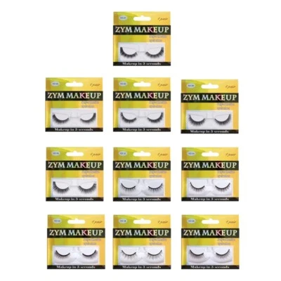 £3.19 • Buy 1 Pair Reusable Self Adhesive Eyelashes,Natural Look False Eyelashes Self Stick