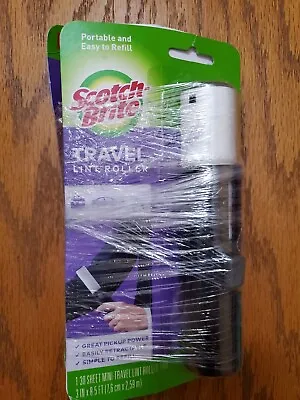New Scotch-Brite Mini Travel Lint Roller 30-Sheets Retractable Push And Lock NEW • $20