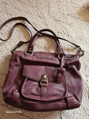 Mantaray Burgundy Crossbody/shoulder Bag • £8