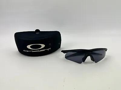 Oakley M Frame Matte Black Frame Black/ Gray Lenses W/ Hard Case Vintage • $180