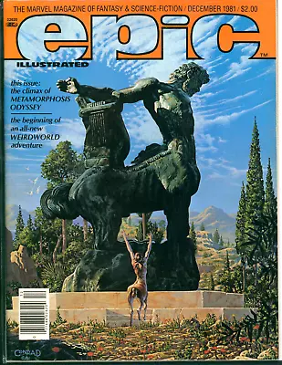 Epic Illustrated #9 Marvel Comics 1981 Charles Vess VF • $14.99