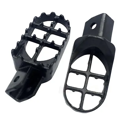 Gray Dirt Bike Racing Foot Pegs For Yamaha BW80 DT50 PW50 PW80 RT100 RT180 TT225 • $24.59