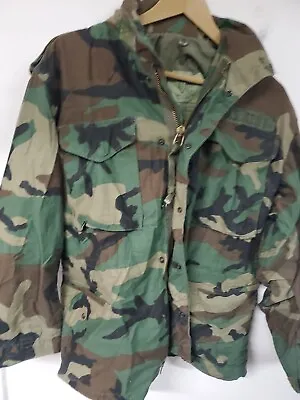 USGI M-65 Field Jacket Small Regular Camo Acu Camo Bdu Cold Weather Army Coat • $32