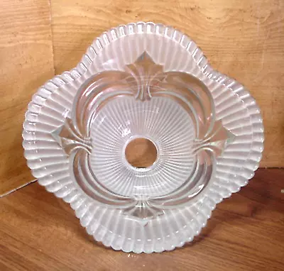 Murray Feiss (signed Rim) Pendant Or Lamp Shade Heavy 10 3/8 W Crystal • $25.95