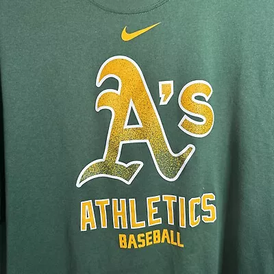 A’s Shirt Oakland Athletics Men’s Large Nike Dry Fit See Photos/description • $0.99