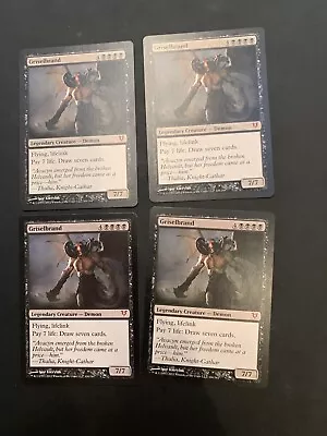 X4 MTG Griselbrand 106/244 Avacyn Restored Mythic LP Playset  • $29.99