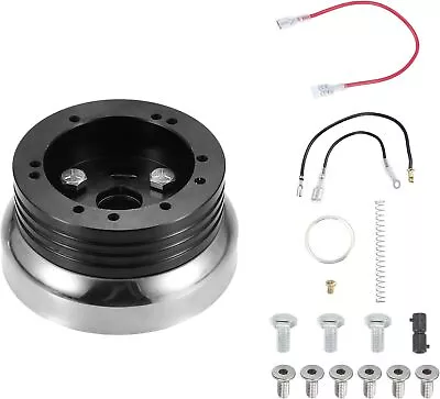 For Chevy Flaming River Ididit GM 5 & 6 Hole Steering Wheel Polished Hub Adapter • $25.99