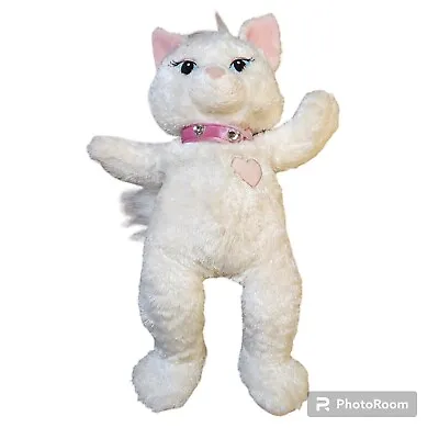 Disney Aristocats Marie White Kitty Cat Build A Bear BAB Plush Stuffed Animal 19 • $14.95