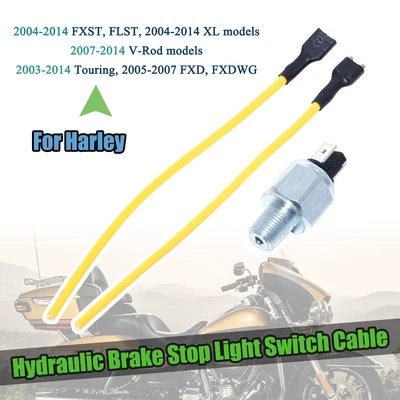 $14.98 • Buy Brake Stop Light Switch Cable For Harley Touring Road King Electra Glide FLHTC
