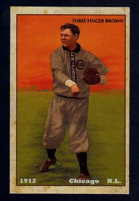 1912 Mordecai 3-Fingers Brown Chicago Cubs Centennial / FREE SHIP / NM+ • $4.95