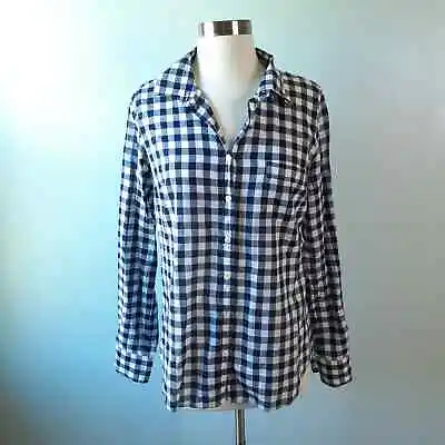 J Crew The Perfect Shirt Long Sleeve Button Down Buffalo Check Size Small Plaid • $19