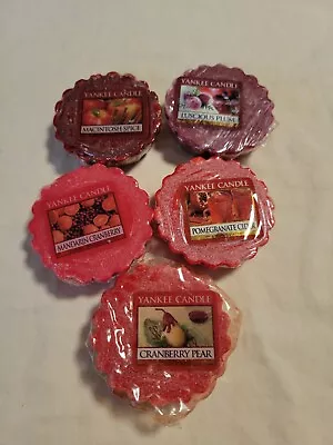 (5) Lot Yankee Candle Wax Potpourri Tarts Shades Of Red 0.8 Oz  • £11.10