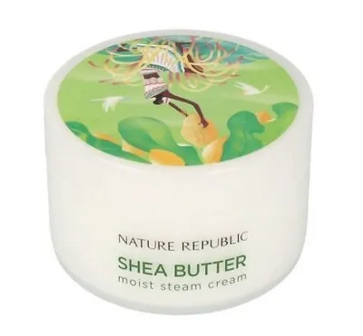 NATURE REPUBLIC Shea Butter Moist Steam Cream 100ml Soothing Anti Aging • $35.39