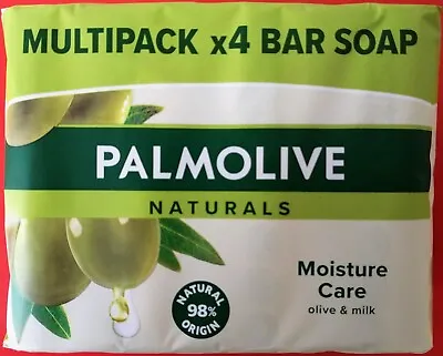 12x90g Bar Palmolive Natural Moisture Care Olive & Milk Bar Soap For Face & Body • £11.98
