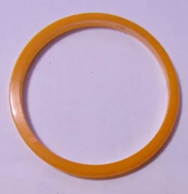 Vintage Orange Plastic Bangle Bracelet • $10