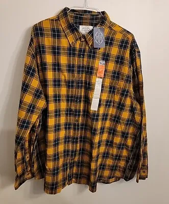 St. John's Bay Mens Signature Plaid Flannel Shirt Size XXXL Button Down L/S • $19.99