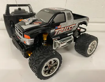 Monster Truck Radio Remote Control Car Rechargeable 1/18 Fast Speed Black Boxed • £19.99