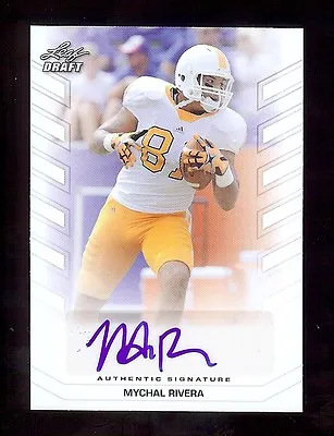 MYCHAL RIVERA 2013 Leaf Draft Jacksonville Jaguars - Tennessee Vols AUTOGRAPH RC • $6.95