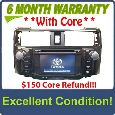 2014 - 2018 Toyota 4Runner OEM JBL Gracenote Navigation Multimedia Bluetooth HD • $746