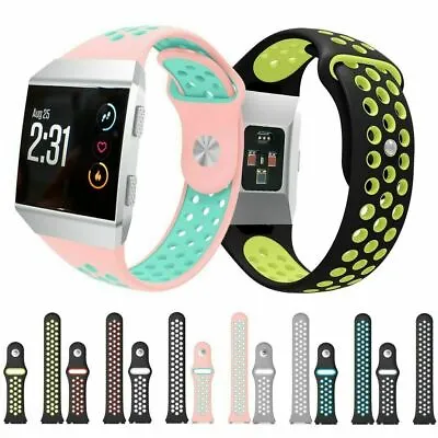 $8.14 • Buy For Fitbit Ionic Replacement Silicone Sports Band Strap