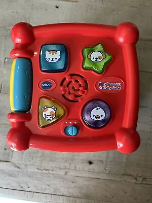 Vtech Busy Learners Activity Cube PURPLE Musical Clean Ages 6 Months Toys Baby • $25