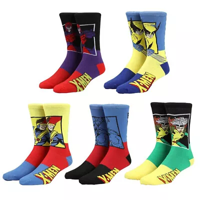 X-Men Color Crew Character Socks Set Of 5 • $24.95