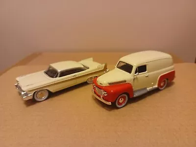 2 PACK - 1:48 Scale  1958 Plymouth Fury & 1948 Ford Panel Truck - DISTRESSED • $17.99