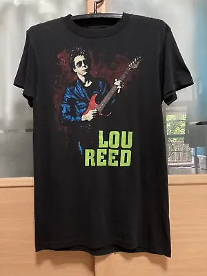 Vintage 80s Lou Reed 1986 Mistrial Tour Concert T Shirt S  Velvet Underdround • $180