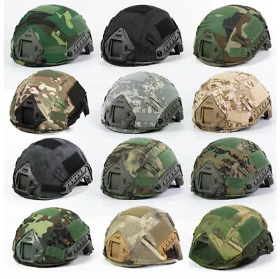 Tactical Airsoft FAST Ballistic Helmet Cover AOR1ATACSM81 Digital Multi Cam • £15.99