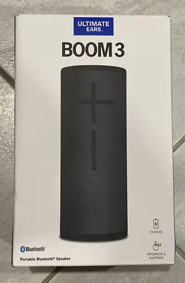 $130 • Buy Ultimate Ears Boom 3 Portable Bluetooth Speaker - Black - NEW