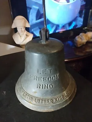 Old Martin Luther King Jr Commemorative Brass Bell Let Freedom Ring 1929-1968 • $19.95