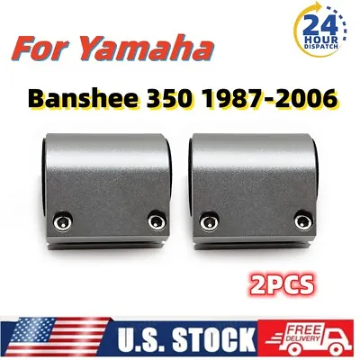 For Yamaha Banshee 350 BILLET ALUMINUM 1  Exhaust Pipe Clamps Connectors 2PCS • $18.50