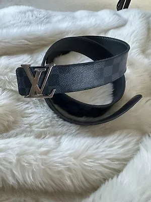 Authentic Louis Vuitton Reversible Belt  Damier Graphite 95 • £199