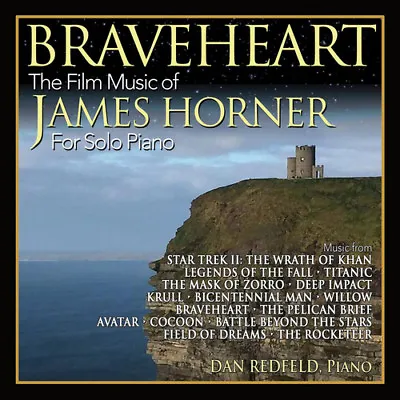 Braveheart: The Film Music Of James Horner For Solo Piano CD (2017) ***NEW*** • £13.87