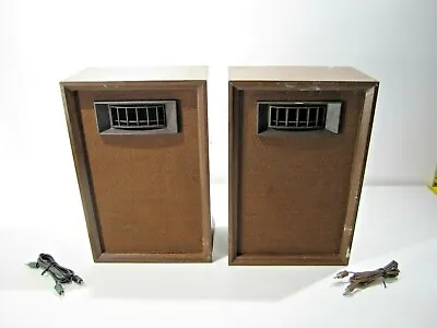 Vintage JVC Nivico Koss Wood Veneer Speakers 6952 Pair - Tested • $69.94