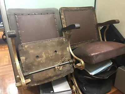 $700 • Buy Antique Folding Chairs Vintage Theatre Cinema Australiana Movie Memorabilia