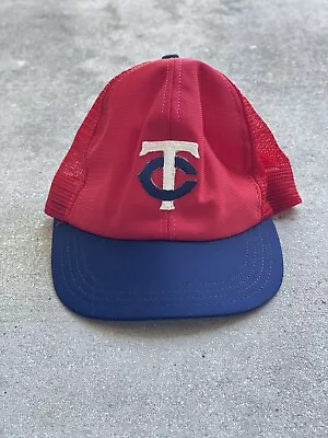 VIntage Minnesota Twins Hat Mesh Snapback MLB Baseball Twin Cities • $15.95