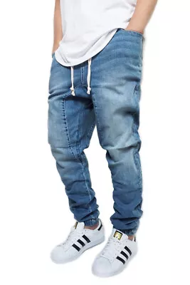 Men's Denim Slim Fit Jogger Pants *5 Colors *fast Shipping* • $35.90