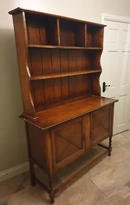Antique Medium Oak Welsh Dresser • £195