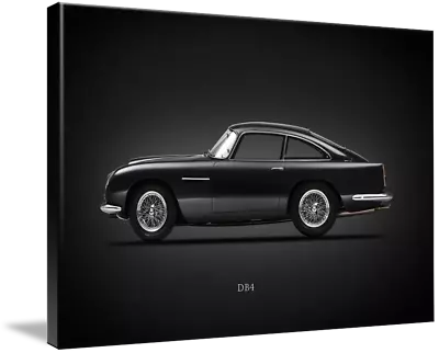 Canvas Art - Aston DB4 Minimal Modern Classic Sports Car 3 Sizes • $135.99