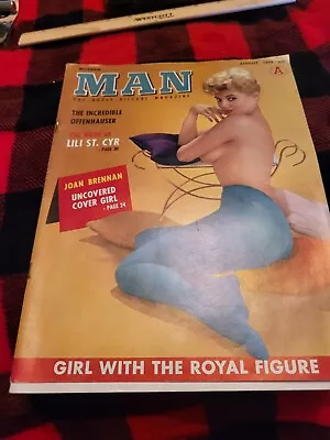 Vintage Adult Man Magazine August 1958 • $5.99