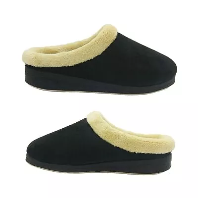 Ladies Shoes Panda Endy Black Beige Mule Slippers CLEARANCE Sizes 5678910 • $34.95