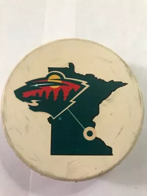 Minnesota Wild Hockey Puck White Inglasco Rare • $9.01