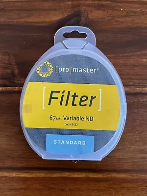 ProMaster Variable ND Standard (1.5-9 Stops) 67mm Filter • $70