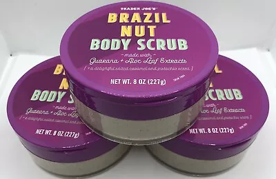 Trader Joe’s Brazil Nut Body Scrub 8 Oz X3 Sealed • $42.50