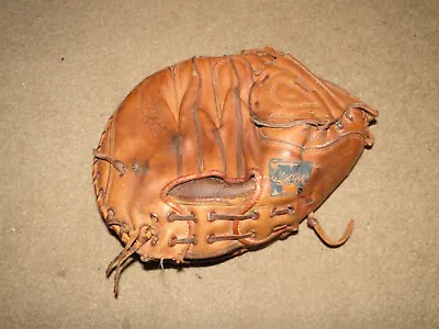 Vintage Leather Catchers Mitt By Macgregor Del Crandall Model 31  Size Rh Throw • $17.99
