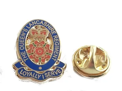 Queens Lancashire Regiment Lapel Pin Regimental Military QLR Badge • £3.49