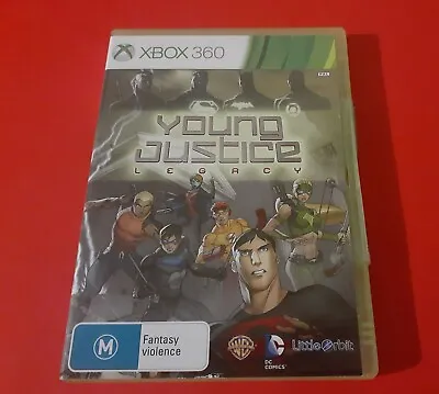 DC Young Justice Legacy Xbox 360 Superman Flash X360 With Manual • $19.30