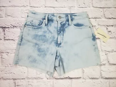 NEW Universal Thread Women's High-Rise Midi Jean Shorts Light Acid Wash Blue  • £13.61